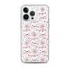 Cat Flowers and Hearts iPhone MagSafe Clear Case