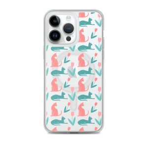 magsafe-clear-case-for-iphone-iphone-14-pro-max-front-6a1d776304041.jpg Cat Silhouettes iPhone MagSafe Clear Case