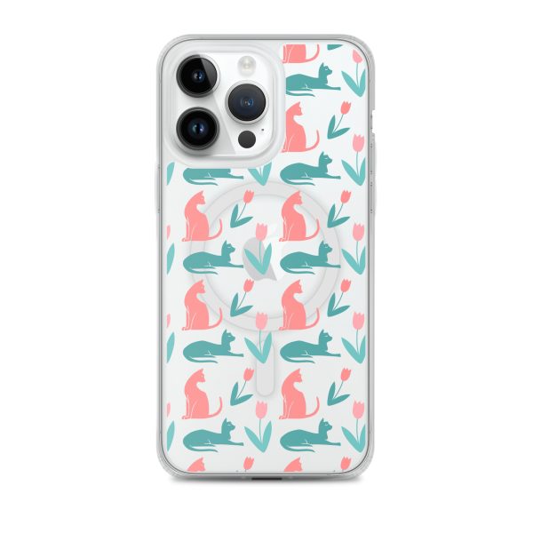 magsafe-clear-case-for-iphone-iphone-14-pro-max-front-6a1d776304041.jpg Cat Silhouettes iPhone MagSafe Clear Case