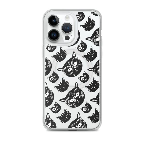 magsafe-clear-case-for-iphone-iphone-14-pro-max-front-6a1d79f8e66a7.jpg Funky Cats iPhone MagSafe Clear Case