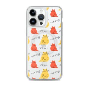 magsafe-clear-case-for-iphone-iphone-14-pro-max-front-6a1d7fcf581d9.jpg Abstract Colorful Cats iPhone MagSafe Clear Case
