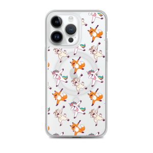 Dabbing Animals iPhone MagSafe Clear Case