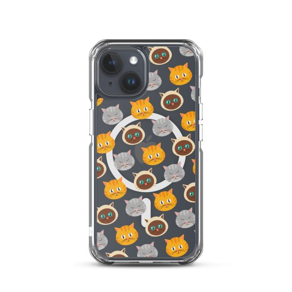 magsafe-clear-case-for-iphone-iphone-15-front-6a1d77bf9e3a8.jpg Cute Cats iPhone MagSafe Clear Case