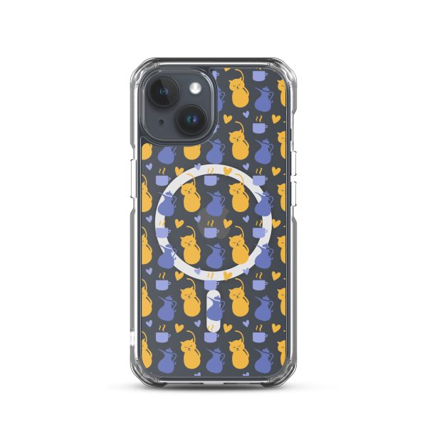 magsafe-clear-case-for-iphone-iphone-15-front-6a1d793a13977.jpg Tea and Cat iPhone MagSafe Clear Case