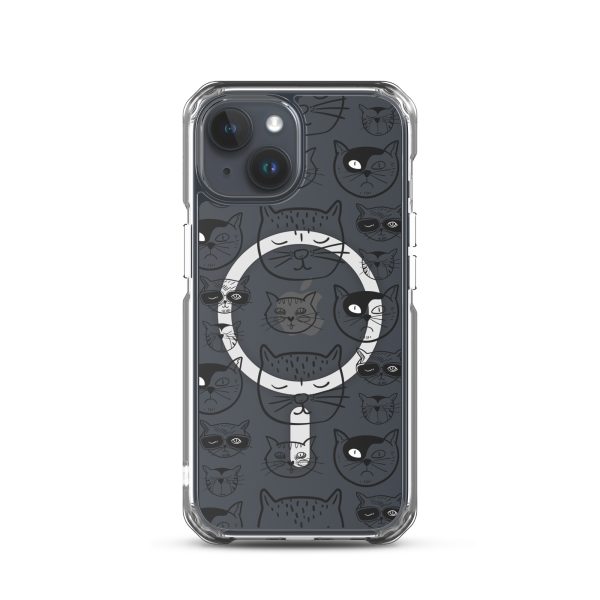 magsafe-clear-case-for-iphone-iphone-15-front-6a1d7f8caf154.jpg Cartoonish Cat iPhone MagSafe Clear Case