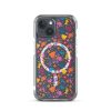 Colorful Animals and Heart iPhone MagSafe Clear Case