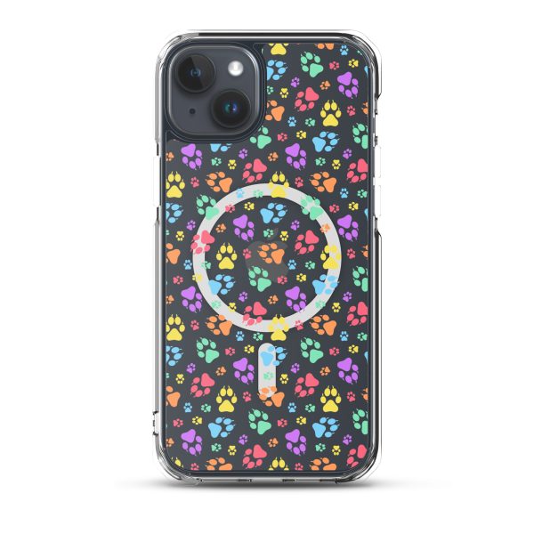 magsafe-clear-case-for-iphone-iphone-15-plus-front-6a1d74edc32e5.jpg Puppy Paw Prints iPhone MagSafe Clear Case