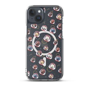 magsafe-clear-case-for-iphone-iphone-15-plus-front-6a1d76ba766ff.jpg Space Dogs iPhone MagSafe Clear Case