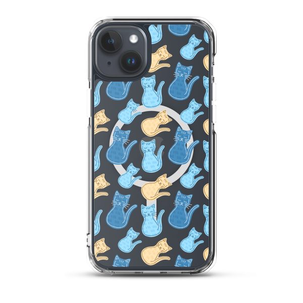 magsafe-clear-case-for-iphone-iphone-15-plus-front-6a1d77fdb9a51.jpg Cat Cartoon iPhone MagSafe Clear Case