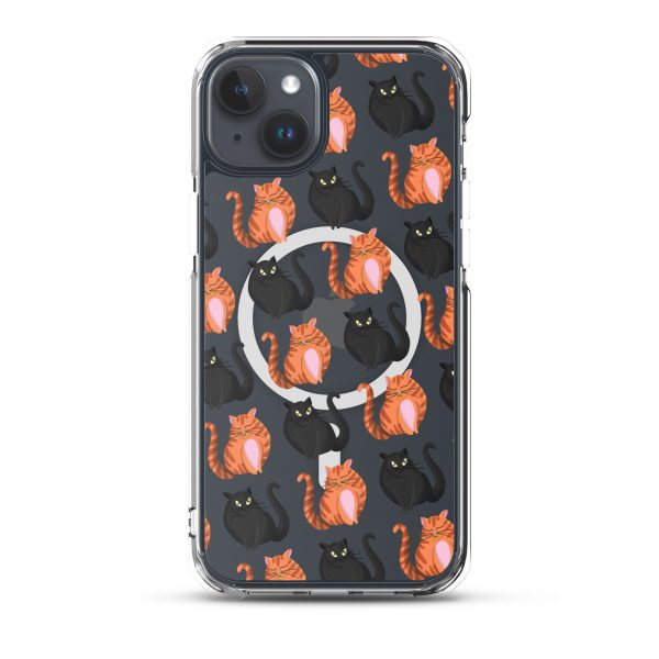 magsafe-clear-case-for-iphone-iphone-15-plus-front-6a1d79c3bcec6.jpg Cute Cat iPhone MagSafe Clear Case