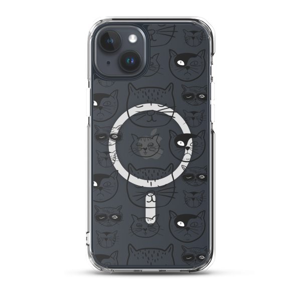 magsafe-clear-case-for-iphone-iphone-15-plus-front-6a1d7f8caefb5.jpg Cartoonish Cat iPhone MagSafe Clear Case