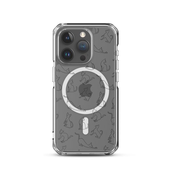 magsafe-clear-case-for-iphone-iphone-15-pro-front-6a1d77e2600c0.jpg Cat Outline iPhone MagSafe Clear Case