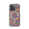 Colorful Animals and Heart iPhone MagSafe Clear Case