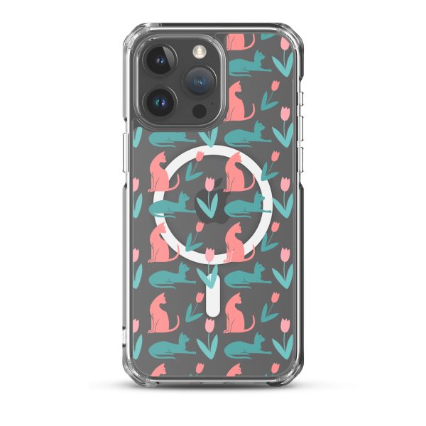 magsafe-clear-case-for-iphone-iphone-15-pro-max-front-6a1d7763050c6.jpg Cat Silhouettes iPhone MagSafe Clear Case