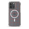 Cats and Flowers Doodle iPhone MagSafe Clear Case