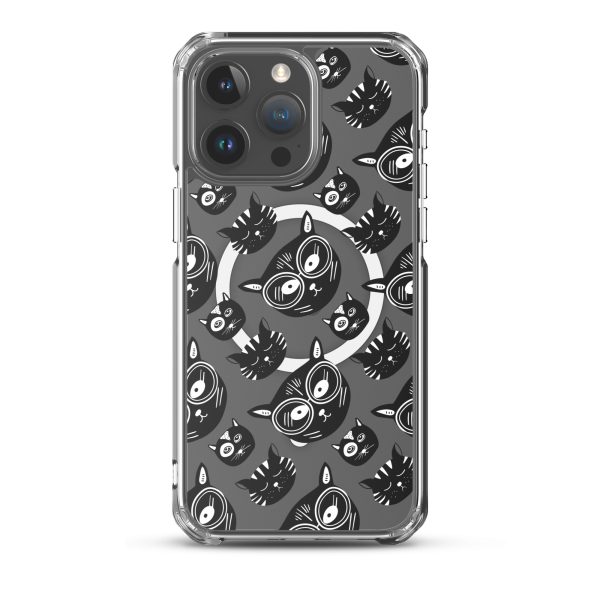 magsafe-clear-case-for-iphone-iphone-15-pro-max-front-6a1d79f8e7489.jpg Funky Cats iPhone MagSafe Clear Case