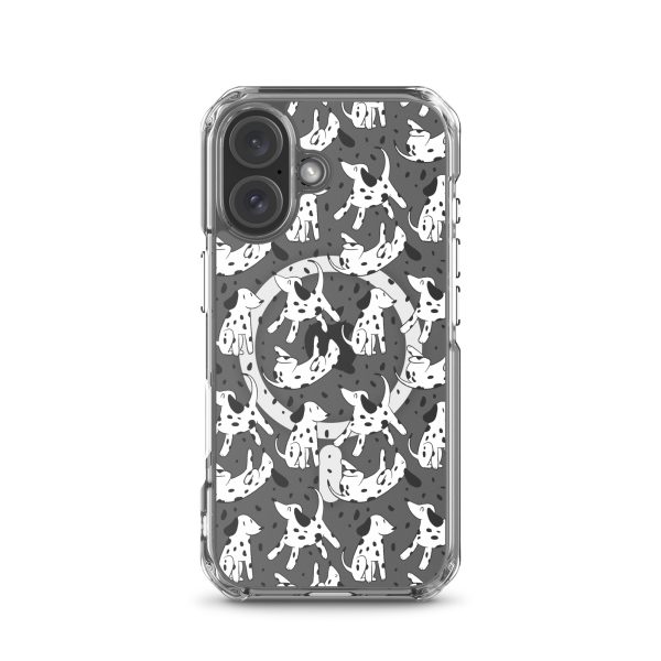 magsafe-clear-case-for-iphone-iphone-16-front-6a1d73acb3752.jpg Dalmatian Dog iPhone MagSafe Clear Case