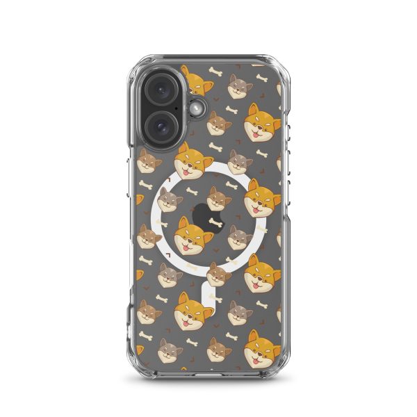 magsafe-clear-case-for-iphone-iphone-16-front-6a1d759871aa5.jpg Shiba Inu iPhone MagSafe Clear Case