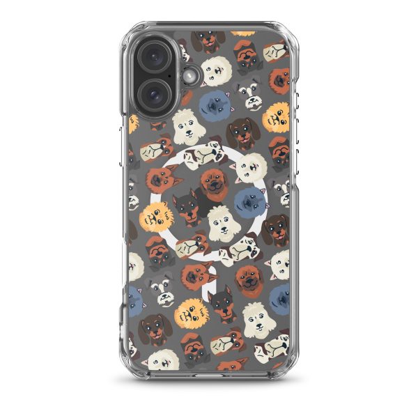 magsafe-clear-case-for-iphone-iphone-16-plus-front-6a1d75d87e4ed.jpg Dog Heads Seamless iPhone MagSafe Clear Case