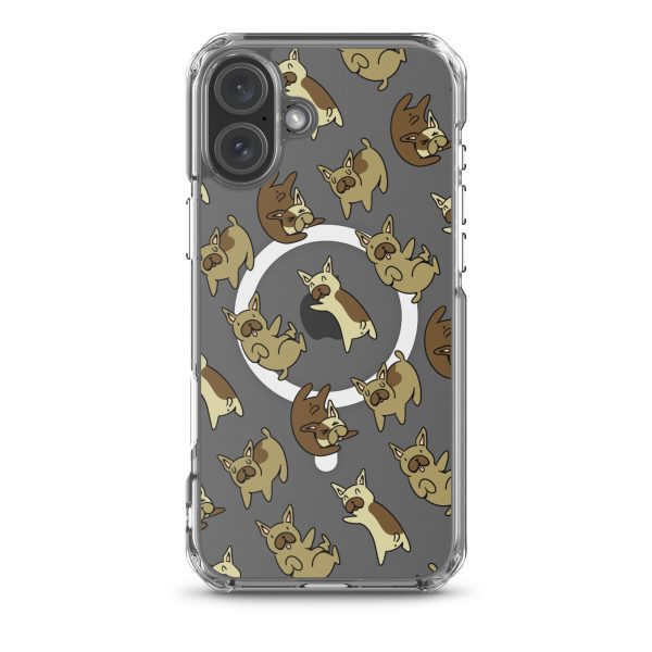 magsafe-clear-case-for-iphone-iphone-16-plus-front-6a1d764d0d356.jpg French Bulldog iPhone MagSafe Clear Case