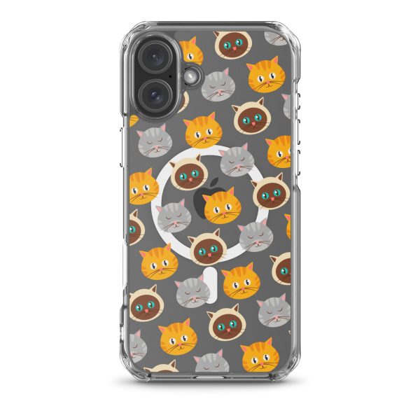 magsafe-clear-case-for-iphone-iphone-16-plus-front-6a1d77bf9e436.jpg Cute Cats iPhone MagSafe Clear Case