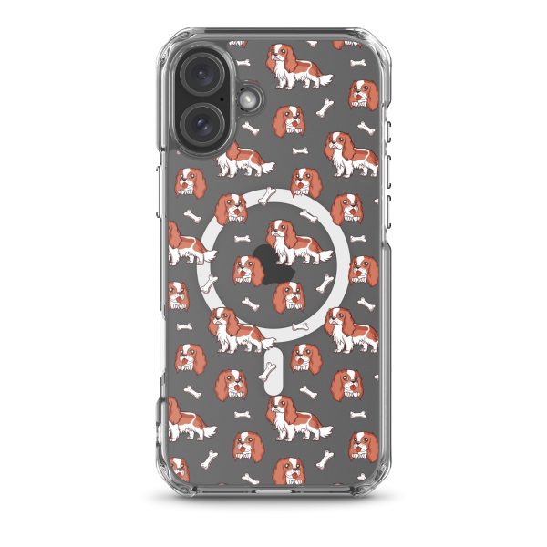 magsafe-clear-case-for-iphone-iphone-16-plus-front-6a1db15d70bef.jpg Cavalier Dog iPhone MagSafe Clear Case