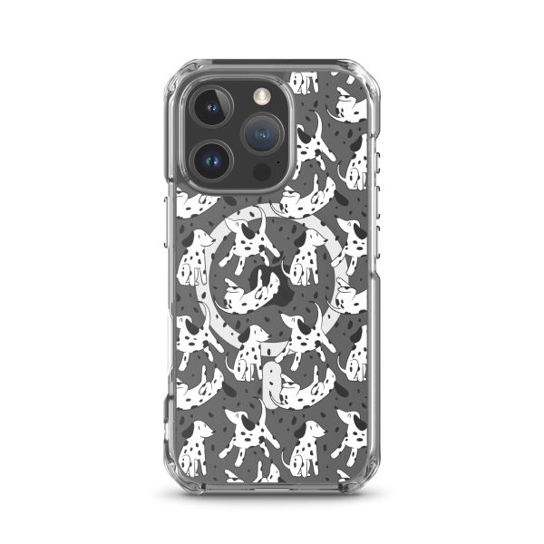 magsafe-clear-case-for-iphone-iphone-16-pro-front-6a1d73acb36bf.jpg Dalmatian Dog iPhone MagSafe Clear Case