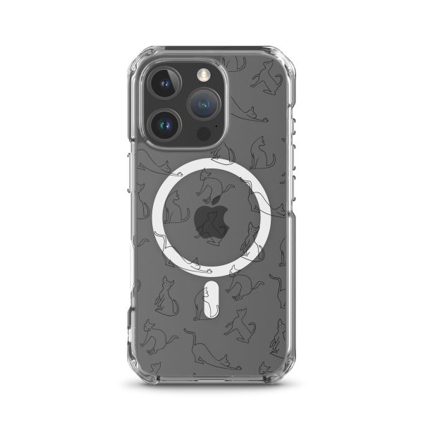 magsafe-clear-case-for-iphone-iphone-16-pro-front-6a1d77e2604cf.jpg Cat Outline iPhone MagSafe Clear Case