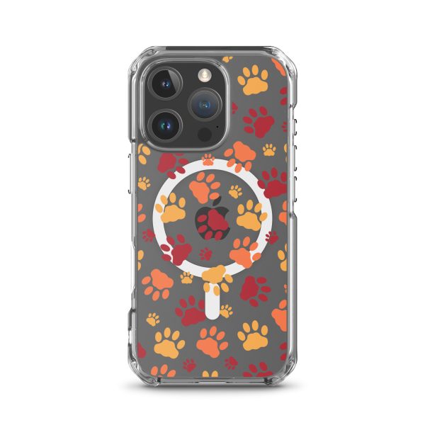 magsafe-clear-case-for-iphone-iphone-16-pro-front-6a1d781435fd6.jpg Cat Paws iPhone MagSafe Clear Case