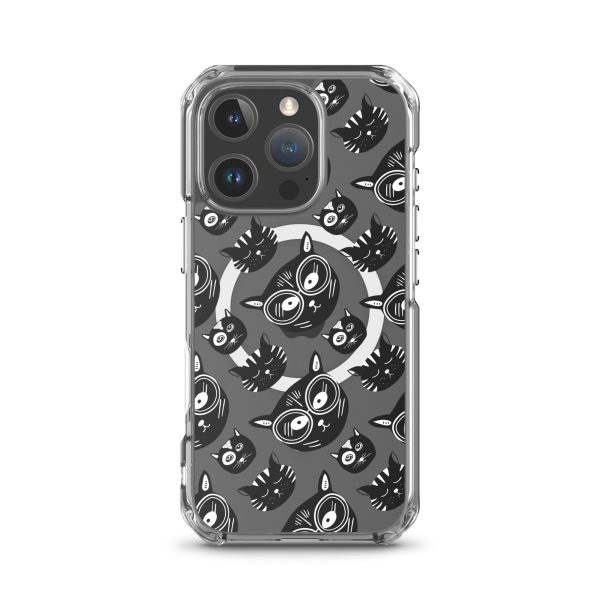 magsafe-clear-case-for-iphone-iphone-16-pro-front-6a1d79f8e778a.jpg Funky Cats iPhone MagSafe Clear Case