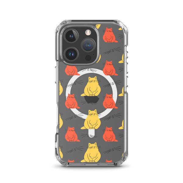 magsafe-clear-case-for-iphone-iphone-16-pro-front-6a1d7fcf5914c.jpg Abstract Colorful Cats iPhone MagSafe Clear Case