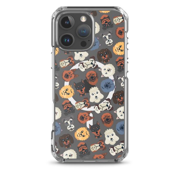 magsafe-clear-case-for-iphone-iphone-16-pro-max-front-6a1d75d87e577.jpg Dog Heads Seamless iPhone MagSafe Clear Case