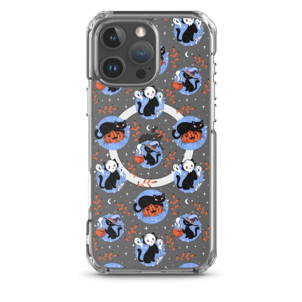 magsafe-clear-case-for-iphone-iphone-16-pro-max-front-6a1d78e15f93f.jpg Halloween Cats iPhone MagSafe Clear Case