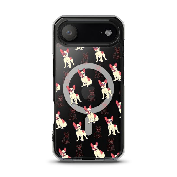 magsafe-clear-case-for-iphone-iphone-17-air-front-6a1d76d797cb6.jpg French Bulldog iPhone MagSafe Clear Case