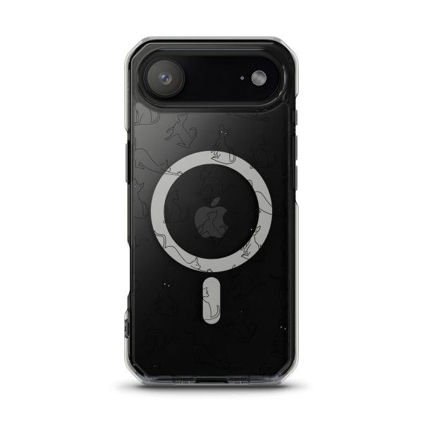 magsafe-clear-case-for-iphone-iphone-17-air-front-6a1d77e2606db.jpg Cat Outline iPhone MagSafe Clear Case