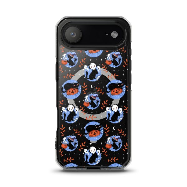 magsafe-clear-case-for-iphone-iphone-17-air-front-6a1d78e15fc2d.jpg Halloween Cats iPhone MagSafe Clear Case