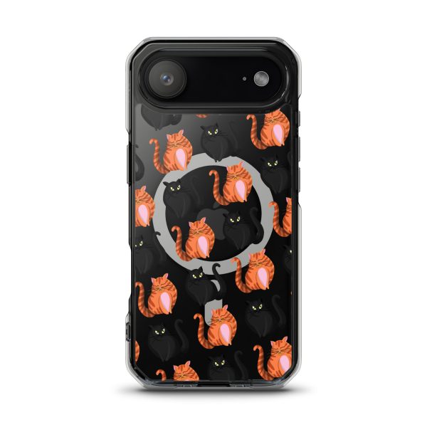 magsafe-clear-case-for-iphone-iphone-17-air-front-6a1d79c3bd391.jpg Cute Cat iPhone MagSafe Clear Case