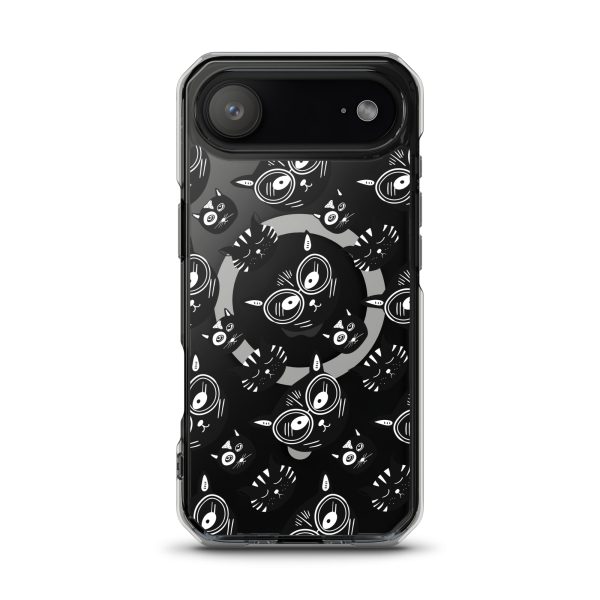 magsafe-clear-case-for-iphone-iphone-17-air-front-6a1d79f8e78b9.jpg Funky Cats iPhone MagSafe Clear Case