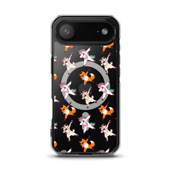 Dabbing Animals iPhone MagSafe Clear Case