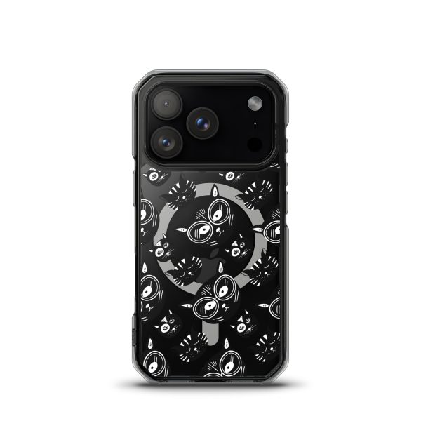 magsafe-clear-case-for-iphone-iphone-17-pro-front-6a1d79f8e7964.jpg Funky Cats iPhone MagSafe Clear Case