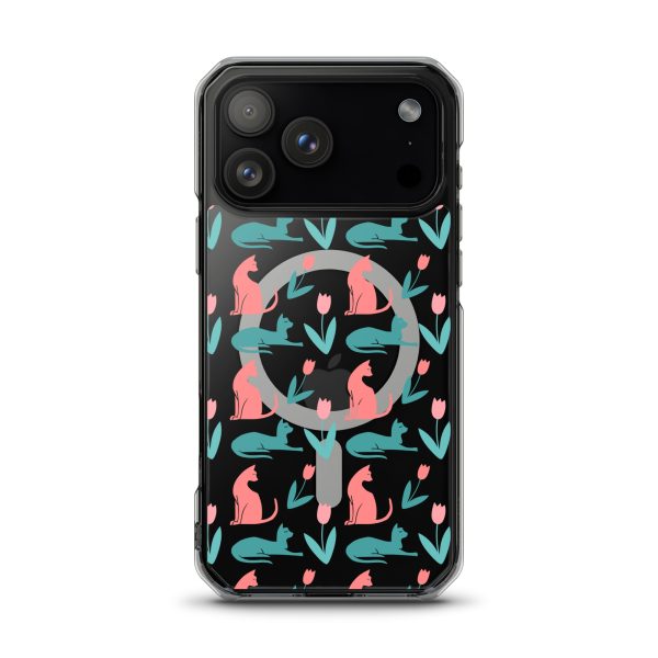 magsafe-clear-case-for-iphone-iphone-17-pro-max-front-6a1d77630569a.jpg Cat Silhouettes iPhone MagSafe Clear Case