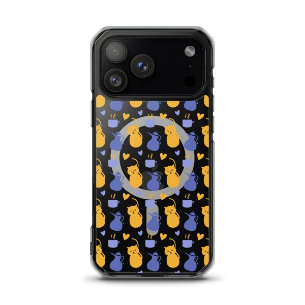 magsafe-clear-case-for-iphone-iphone-17-pro-max-front-6a1d793a13fd0.jpg Tea and Cat iPhone MagSafe Clear Case