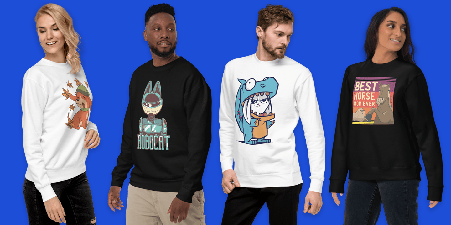 Abstract Horse Sweatshirt