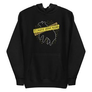 unisex-premium-pullover-hoodie-black-front-6a1cf7e5a56f0.jpg Climate Crime Scene Hoodie