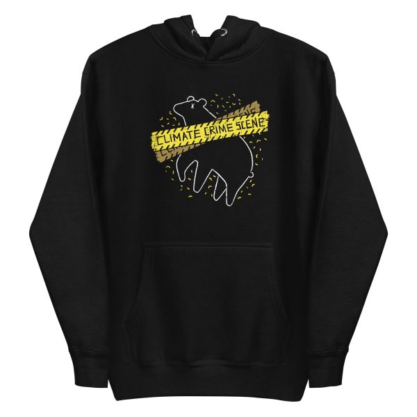 unisex-premium-pullover-hoodie-black-front-6a1cf7e5a56f0.jpg Climate Crime Scene Hoodie