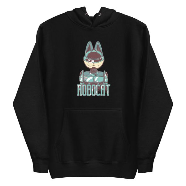 unisex-premium-pullover-hoodie-black-front-6a1eb5af9807b.jpg Robocat Hoodie