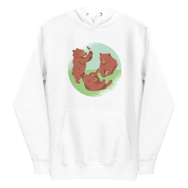 Playing Bear Cubs Hoodie