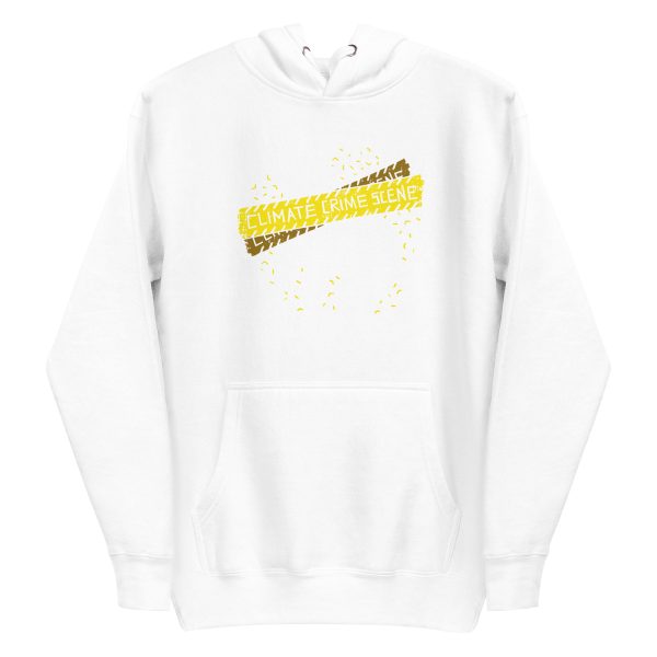 unisex-premium-pullover-hoodie-white-front-6a1cf7e5a792e.jpg Climate Crime Scene Hoodie