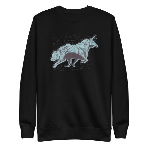 unisex-premium-sweatshirt-black-front-6a1cf859e6afe.jpg Stock Market Sweatshirt