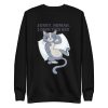 unisex-premium-sweatshirt-black-front-6a1d40183dbf4.jpg Sleepy Cat Sweatshirt